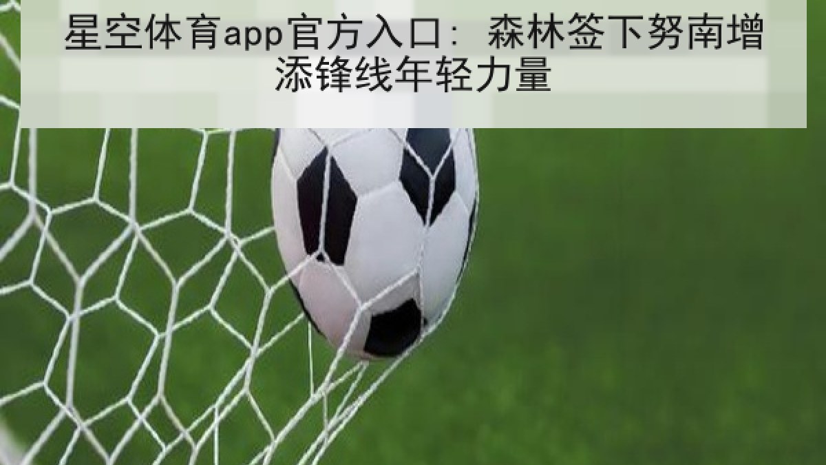 星空体育app官方入口: 森林签下努南增添锋线年轻力量 星空体育app官方入口: 森林签下努南增添锋线年轻力量
